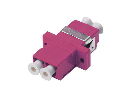 DIGITUS Coupleur fibre optique, LC-LC, Duplex, Multimode OM4