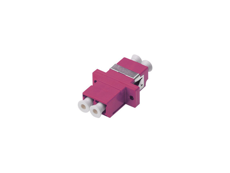 DIGITUS Coupleur fibre optique, LC-LC, Duplex, Multimode OM4