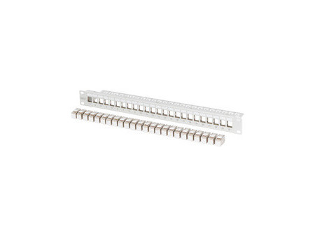 DIGITUS Panneau de brassage modulaire 19', 24 ports, garni