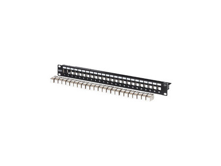 DIGITUS Panneau de brassage modulaire 19', 24 ports, garni