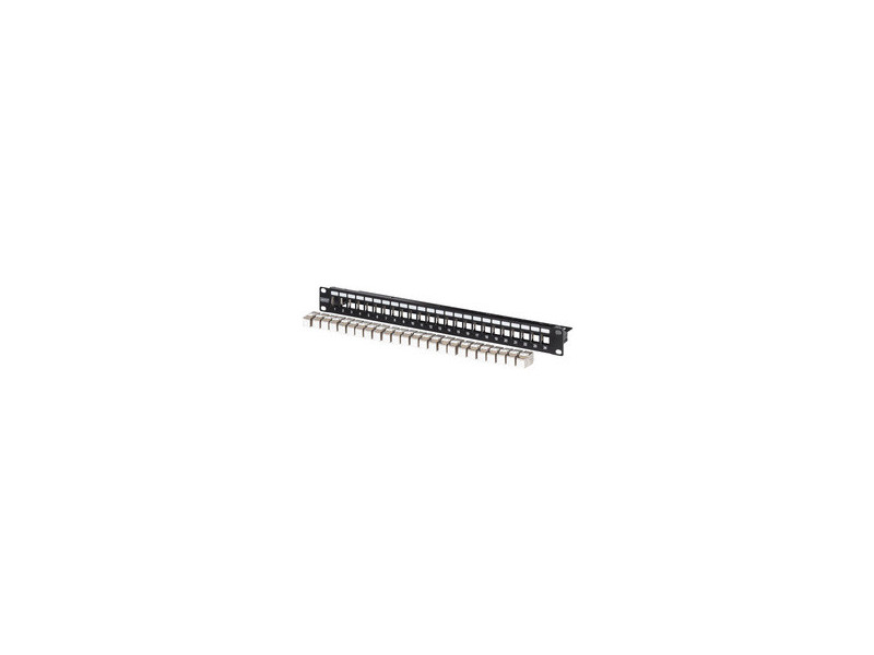 DIGITUS Panneau de brassage modulaire 19', 24 ports, garni