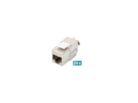 DIGITUS Panneau de brassage modulaire 19', 24 ports, garni