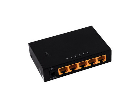 shiverpeaks Commutateur réseau, 5 ports, 1 G, noir