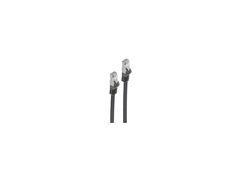 shiverpeaks Câble patch PUR, cat. 6A, S/FTP, 2,0 m, noir