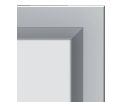 nobo Porte-affiche mural Impression Pro, A3, argent