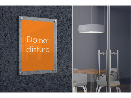 nobo Porte-affiche acrylique Premium Plus, A3, transparent