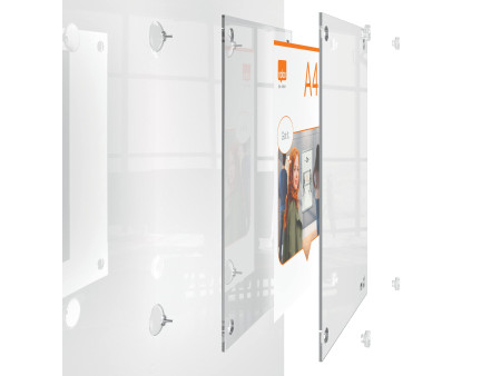 nobo Porte-affiche acrylique Premium Plus, A3, transparent