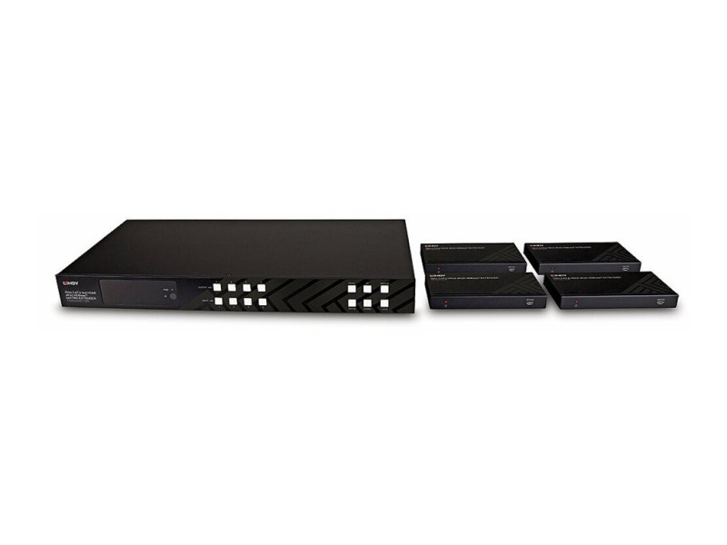 LINDY 150m Cat.6 4x4 HDMI 4K60 HDBaseT