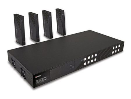 LINDY 150m Cat.6 4x4 HDMI 4K60 HDBaseT