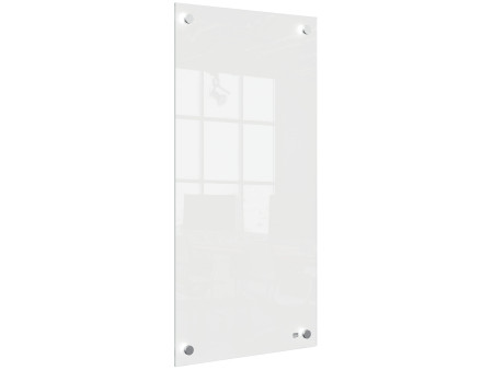 nobo Tableau blanc en verre/bloc-notes, (L)300 x (H)600 mm