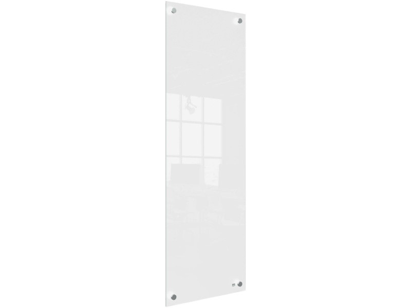 nobo Tableau blanc en verre/bloc-notes, (L)300 x (H)900 mm
