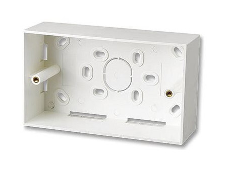 LINDY Surface wall box double UK
