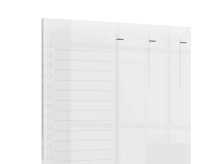 nobo Tableau acrylique planning hebdomadaire, A4,transparent
