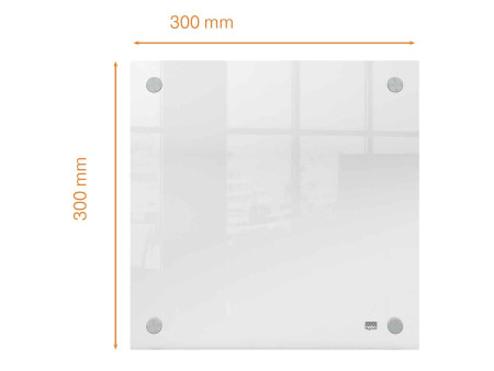 nobo Tableau blanc mural acrylique, (L)300 x (P)28x (H)300mm