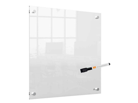nobo Tableau blanc mural acrylique, (L)450 x (P)28x (H)450mm