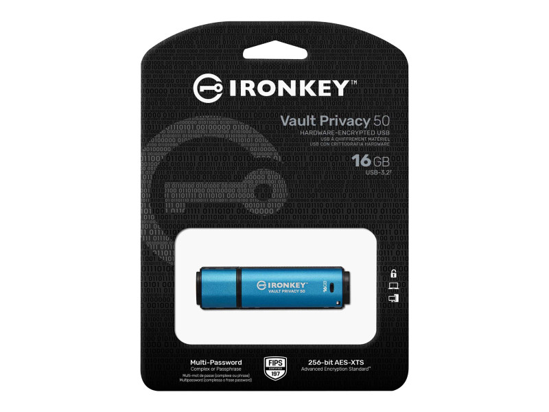 KINGSTON 16Go IronKey Vault Privacy USB