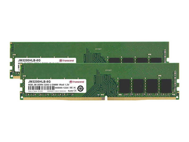 TRANSCEND JM 16Go KIT DDR4 3200Mhz U-DIM