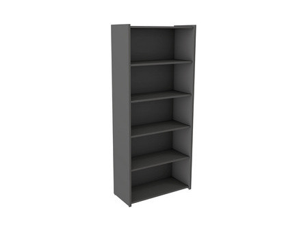kerkmann Étagère home-like, 5 HC, (B)800 mm, anthracite