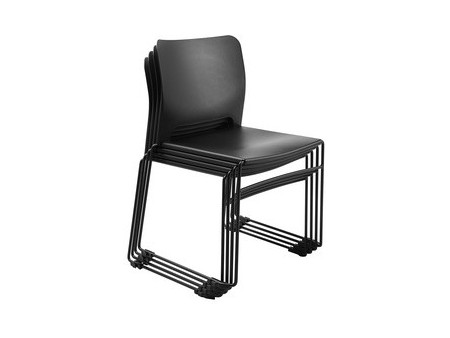 Topstar Chaise visiteur 'Visit Lite', plastique, noir