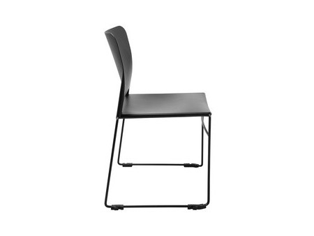 Topstar Chaise visiteur 'Visit Lite', plastique, noir