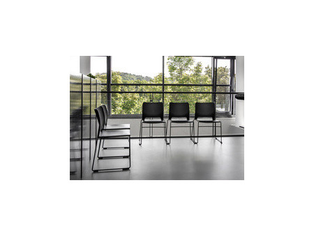 Topstar Chaise visiteur 'Visit Lite', plastique, blanc