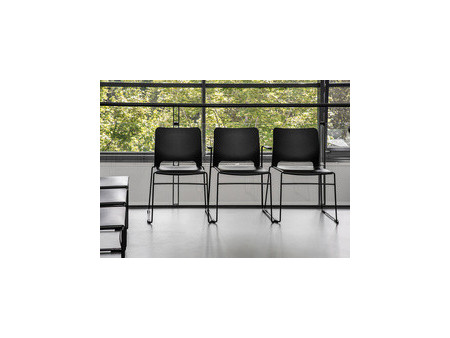 Topstar Chaise visiteur 'Visit Lite', plastique, blanc
