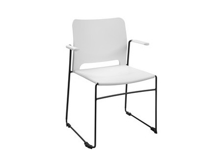 Topstar Chaise visiteur 'Visit Lite', plastique, blanc