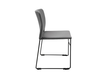 Topstar Chaise visiteur 'Visit Lite', rembourré, gris