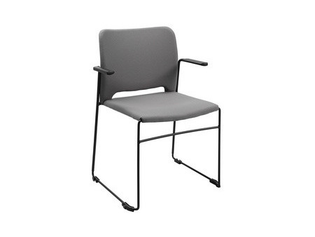 Topstar Chaise visiteur 'Visit Lite', rembourré, noir