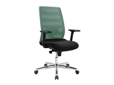 Topstar Fauteuil de bureau 'Airpoint II', noir / vert menthe