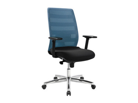 Topstar Fauteuil de bureau 'Airpoint II', noir/ bleu pétrole