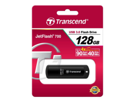 TRANSCEND 128Go JETFLASH 700 USB 3.0 bla