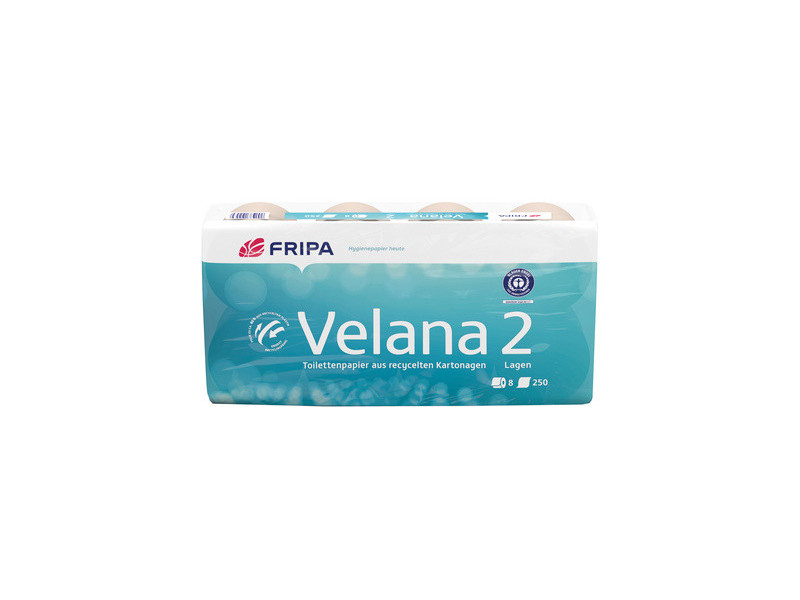Fripa Papier toilette Velana, 2 couches, marron
