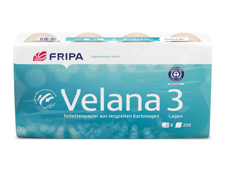 Fripa Papier toilette Velana, 2 couches, marron