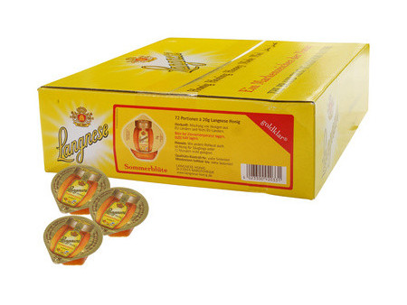 HELLMA Langnese Miel de fleurs liquide, dans un carton