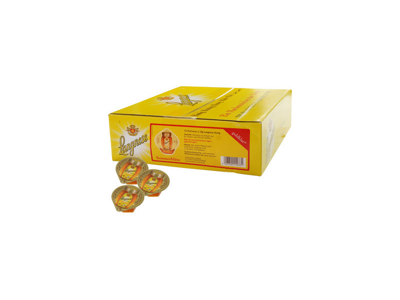 HELLMA Langnese Miel de fleurs liquide, dans un carton