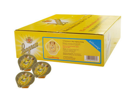 HELLMA Langnese Miel crémeux, dans un carton