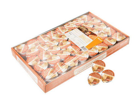 HELLMA Beurre de cacahuète, 80 portions, dans un carton