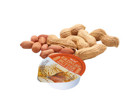 HELLMA Beurre de cacahuète, 80 portions, dans un carton