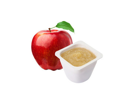 HELLMA Compote de pommes, 48 portions, dans un carton