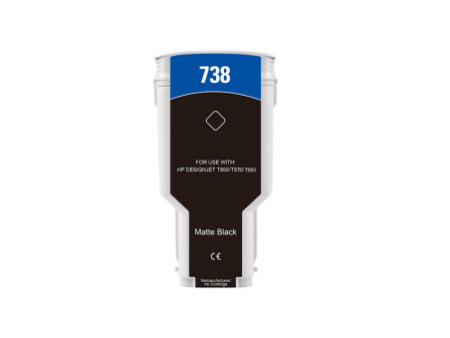Cartouche compatible HP 738 - Noir - 300 ml