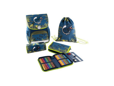 EBERHARD FABER Kit cartable EFAlino Dinosaure, 4 pièces