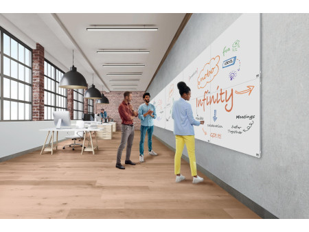 nobo Tableau blanc Infinity Steel, (L)1.200 x (H)900 mm
