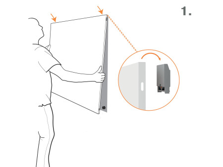 nobo Tableau blanc Infinity Steel, (L)1.200 x (H)900 mm