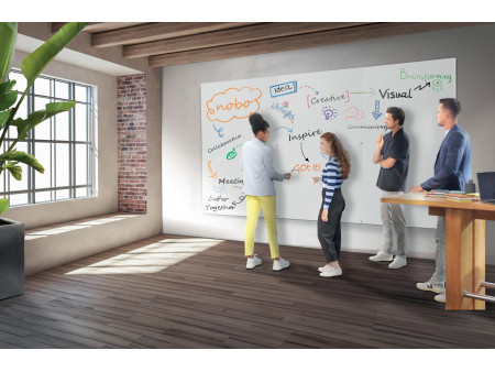 nobo Tableau blanc Infinity Steel, (L)1.200 x (H)900 mm