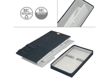 nobo Sac d'accessoires pour tableau blanc, garni, anthracite