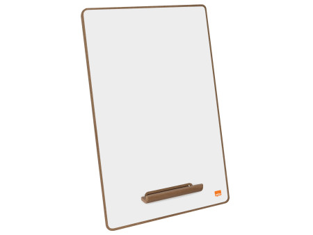 nobo Set d'ardoises blanches, cadre en bois, A4, blanc