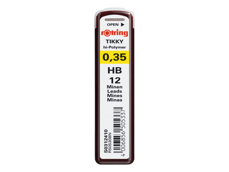rotring Mines pour porte-mines retractable Tikky 0,35 mm