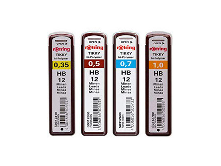 rotring Mines pour porte-mines retractable Tikky 0,5 mm