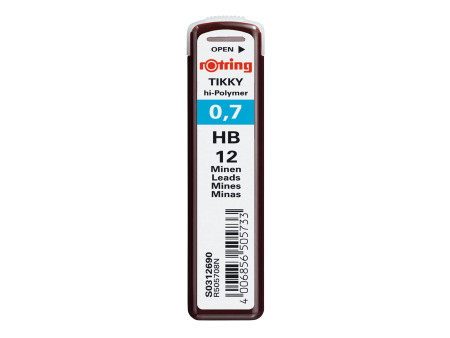 rotring Mines pour porte-mines retractable Tikky 0,7 mm
